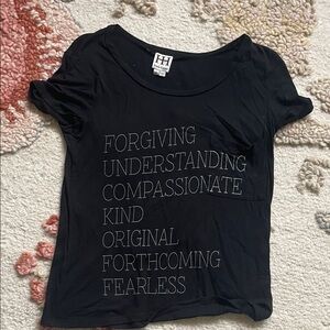 Haute Hippie Black Tee